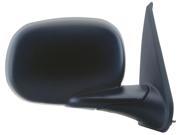 Fit System black foldaway Passenger Side Manual replacement mirror 60077C CH1321196 55346946AC