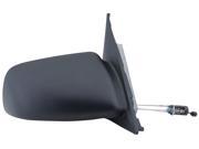 Fit System black non foldaway Passenger Side Manual Remote replacement mirror 60521C CH1321137 4299632