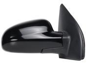 Fit System black PTM foldaway Passenger Side Manual Remote replacement mirror 62723G GM1321327 96598155; 96406191