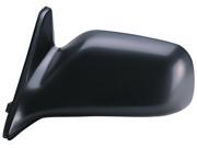 Fit System black non foldaway Driver Side Manual replacement mirror 70502T TO1320101 TO1320135 879401A770; 879401A310