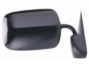 Fit System textured black foldaway Passenger Side Manual replacement mirror 60015C CH1321114 55022240
