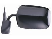 Fit System textured black foldaway Driver Side Manual replacement mirror 60016C CH1320114 55022241