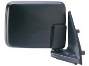 Fit System black foldaway; Mitsubishi Pick Up black foldaway Passenger Side Manual replacement mirror 67001B CH1321140 MI1321140 4443258; MB476282