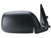 Fit System w o vent black foldaway Passenger Side Manual replacement mirror 70011T TO1321157 8791089149