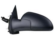 Fit System black textured cover foldaway Driver Side Manual Remote replacement mirror 62686G GM1320309 15299344