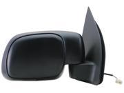 Fit System black foldaway flat lens Passenger Side Power replacement mirror 61091F FO1321213 F81Z17682BAA