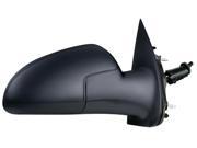 Fit System black PTM Cover foldaway Passenger Side Manual Remote replacement mirror 62687G GM1321310 15299345
