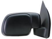 Fit System black foldaway flat lens Passenger Side Manual replacement mirror 61093F FO1321217 F81Z17682AAA