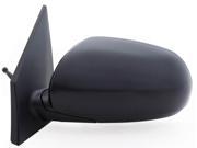 Fit System black PTM cover foldaway Driver Side Manual Remote replacement mirror 75544K KI1320151 876101G002