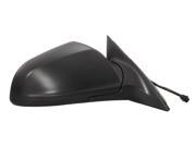 Fit System black PTM foldaway Passenger Side Power replacement mirror 62739G GM1321342 20893751