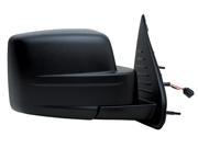 Fit System w out memory black foldaway Passenger Side Heated Power replacement mirror 60155C CH1321287 57010078AE