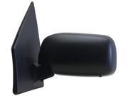 Fit System black foldaway Driver Side Manual replacement mirror 70584T TO1320196 8794052560