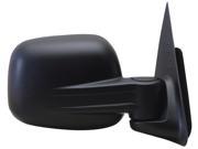 Fit System black foldaway Passenger Side Manual replacement mirror 60107C CH1321226 55155836AH