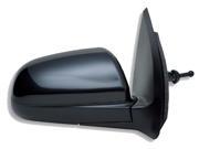 Fit System black PTM cover foldaway Passenger Side Manual Remote replacement mirror 62743G GM1321329 96458087