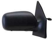 Fit System black foldaway Passenger Side Manual Remote replacement mirror 70585T TO1321197 8791052232