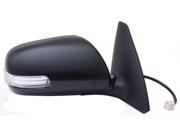 Fit System w turn signal black PTM cover foldaway Passenger Side Power replacement mirror 70647T SC1321105 8791021200