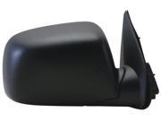 Fit System black foldaway Passenger Side Manual replacement mirror 62067G GM1321286 15246903
