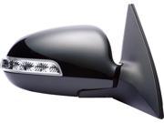 Fit System w turn signal black PTM foldaway Passenger Side Heated Power replacement mirror 65533Y HY1321169 876202L740