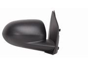 Fit System textured black non foldaway Passenger Side Manual replacement mirror 60571C CH1321264 5115036AC
