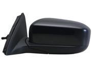 Fit System black foldaway Driver Side Manual Remote replacement mirror 63562H HO1320150 HO1320151 76250SDAA03; 76250SDCA01