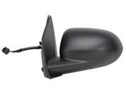 Fit System textured black non foldaway Driver Side Power replacement mirror 60574C CH1320265 5115039AD