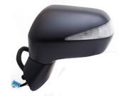 Fit System black PTM w turn signal foldaway Driver Side Power replacement mirror 63600H HO1320233 76250SNCA02ZG
