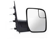 Fit System textured black w blind spot foldaway Passenger Side Manual replacement mirror 61195F FO1321395 AC2Z17682BA
