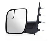 Fit System textured black w blind spot foldaway Driver Side Manual replacement mirror 61196F FO1320395 AC2Z17683BA
