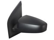 Fit System black PTM non foldaway Driver Side Manual Remote replacement mirror 68566N NI1320166 96302ET00E