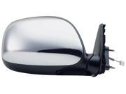 Fit System black chrome foldaway Passenger Side Power replacement mirror 70059T TO1321191 879100C040