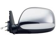Fit System black chrome foldaway Driver Side Power replacement mirror 70060T TO1320191 879400C040