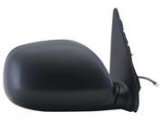 Fit System black foldaway Passenger Side Heated Power replacement mirror 70065T TO1321192 879100C070C0
