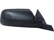 Fit System black PTM foldaway Passenger Side Power replacement mirror 61611F FO1321295 8G1Z17682 D