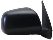 Fit System black foldaway Passenger Side Manual replacement mirror 70079T TO1321204 8791004160