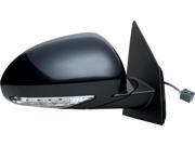 Fit System black PTM w turn signal foldaway Passenger Side Heated Power replacement mirror 62107G GM1321380 25867091