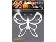 Cruiser Accessories 3d Cals Butterfly Chrome Automotive Decals 83303