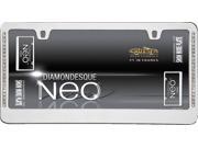 Cruiser Accessories 15530 Neo Diamondesque License Plate Frame Chrome