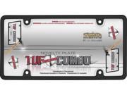 Cruiser Accessories 62051 Tuf Combo License Plate Frame and Bubble Shield Black And Clear