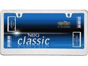 Cruiser Accessories 15330 Neo Classic License Plate Frame Chrome