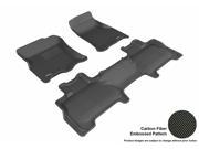 3D MAXpider L1LC00401509 LINCOLN NAVIGATOR 2007 2010 KAGU BLACK R1 R2 BUCKET SEAT WITH CENTER CONSOLE