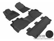 3D MAXpider L1TY15202209 TOYOTA SEQUOIA 2012 2014 CLASSIC BLACK R1 R2 R3 BENCH SEATING