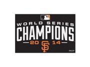 FanMats MLB World Series San Francisco Giants Starter Rug 19 x 30 17361