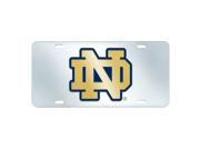 Fanmats Notre Dame Fighting Irish license plate inlaid 6 x12