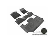 3D MAXpider L1CH05801509 CHEVROLET SUBURBAN 2015 KAGU BLACK R1 R2 R3 BUCKET SEATING