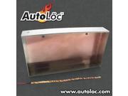 Autoloc Red Illuminated ~ Frenched License Plate Relocation Kit AUTLPBARD