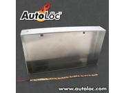Autoloc White Illuminated ~ Frenched License Plate Relocation Kit AUTLPBAWT