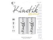 Kinetik Alkaline Batteries C Carded 2 Pack 53319