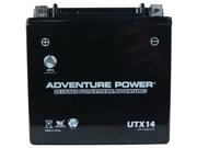 UPG Adventure Power UTX14 Sealed AGM Power Sports Battery 46032