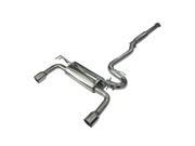 DC Sports Dual Tip Exit Stainless Steel Cat Back Exhaust System DTS6012