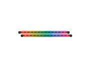 Pipedream 12 Led Twin Rods Multi Color Built In Memory Chip NL3012